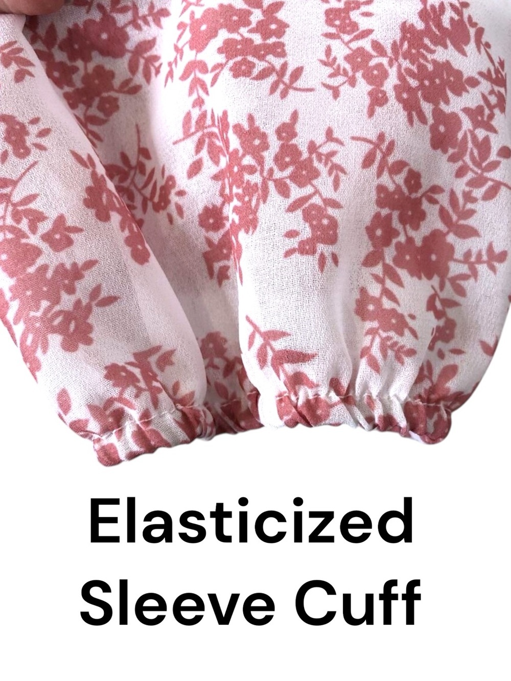 Classic Fashion Collection Wrap Romper Long Sleeve V Neck Pink White Large - Picture 7 of 14